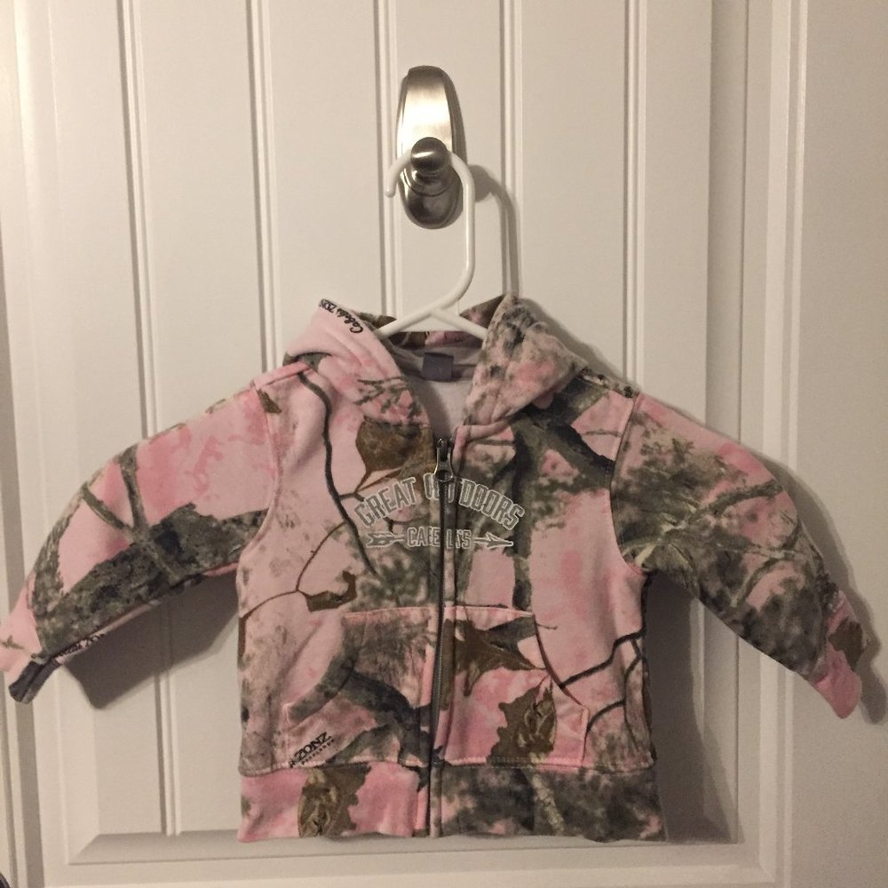 Cabela's Camouflage Hoodie Size 12 Months